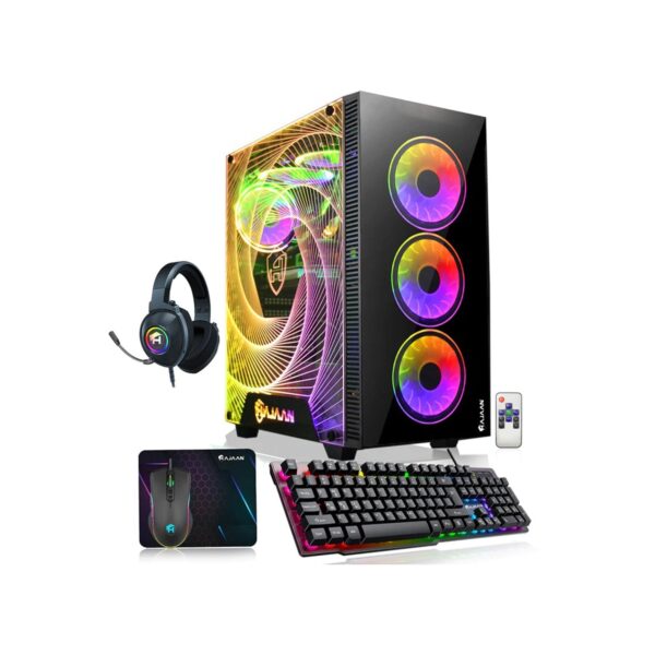 HAJAAN Liquid Cooled Gaming PC Desktop, Intel Core i9-14900K up to 6.0GHz, GeForce RTX 4070 / Super 12GB GDDR6, 32GB - 64GB DDR5  RAM,1TB -  2TB NVMe SSD, WiFi Ready & Windows 11 Pro, 1 Year Warranty