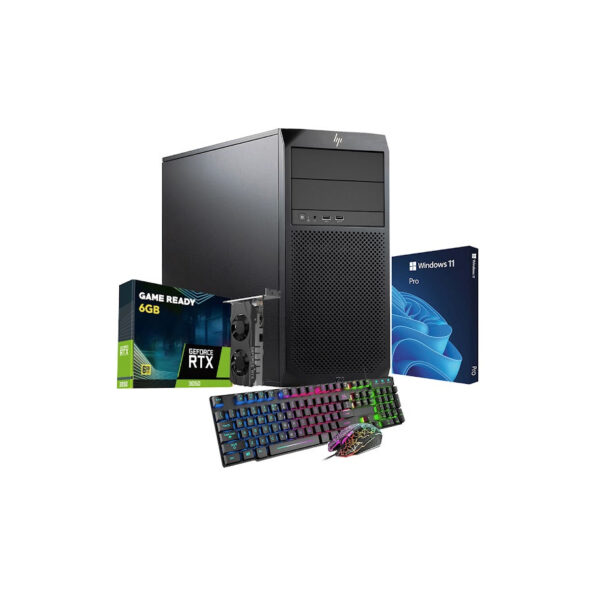 HP Z2 G4 Tower High Performance Workstation PC With GeForce RTX 3050 6GB Graphics Card, Intel Core i5 - 8th Gen Up to 4.10 GHz Processor, 16GB - 32GB DDR4 RAM, 512GB - 2TB SSD, OS - Windows 11 Pro - Refurbished