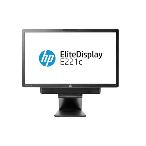 HP EliteDisplay E221c 22-Inch FHD WideScreen Monitor - IPS Panel Display With Built-In 720p HD Webcam Speaker, VGA / Display Port